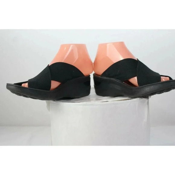 ladies B ZEES wedge sandals size 6.5M - Picture 6 of 9